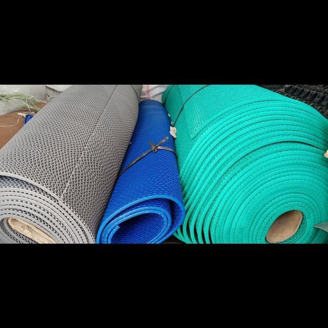 '' KARPET KAMAR MANDI / KESET LANTAI / PVC TYPE-X HIJAU METERAN *