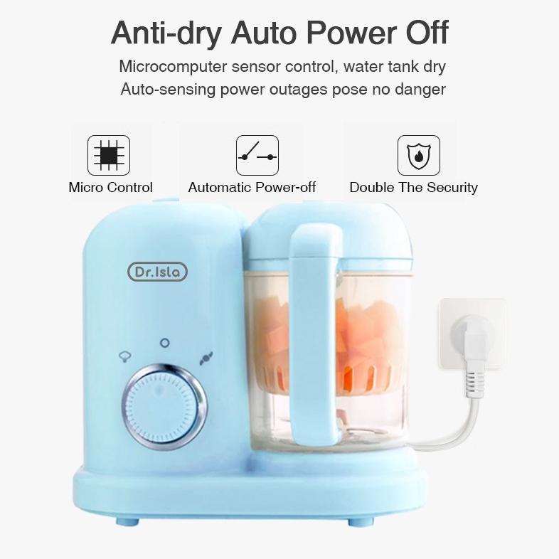 Dr.Isla Food Processor Bayi | Alat Mpasi Baby Safe | Blender Mpasi Bayi | Blender Mpasi Fsj01