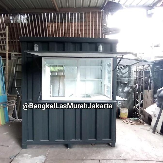 Terlaris Booth Stand Gerobak Container 2X1.5X2.5 Knockdown Modular