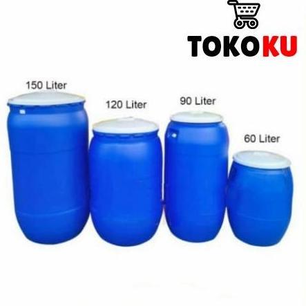 TONG AIR BIRU 150 LITER GREEN LEAF/GENTONG AIR 150LITER/EMBER AIR