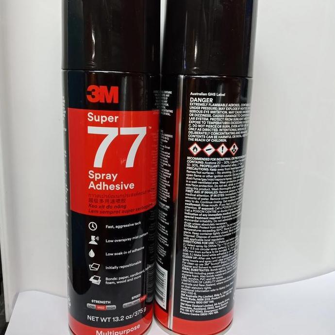 Ready stock Lem 3M super 77 multipurpose spray adhesive/super 77 3M