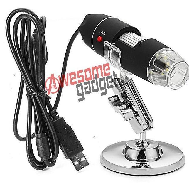 Mikroskop Digital 1600x 8LED USB 1600x Zoom Digital Microscope murah