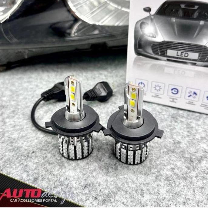 EREINO ADS6 Lampu LED Mobil 50Watt 12Volt Putih 6000K H1 H3 H4 H7 H8 H11 H16