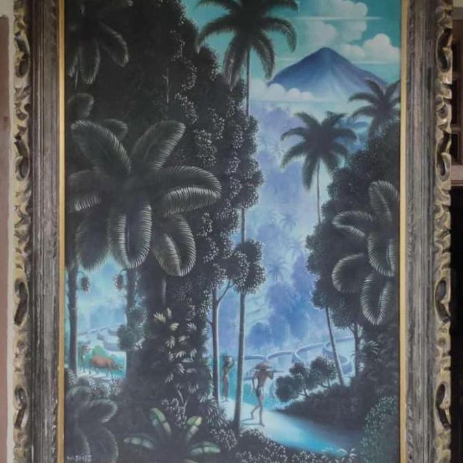 Terlaris Lukisan Tua Walter Spies 90Cmx70Cm