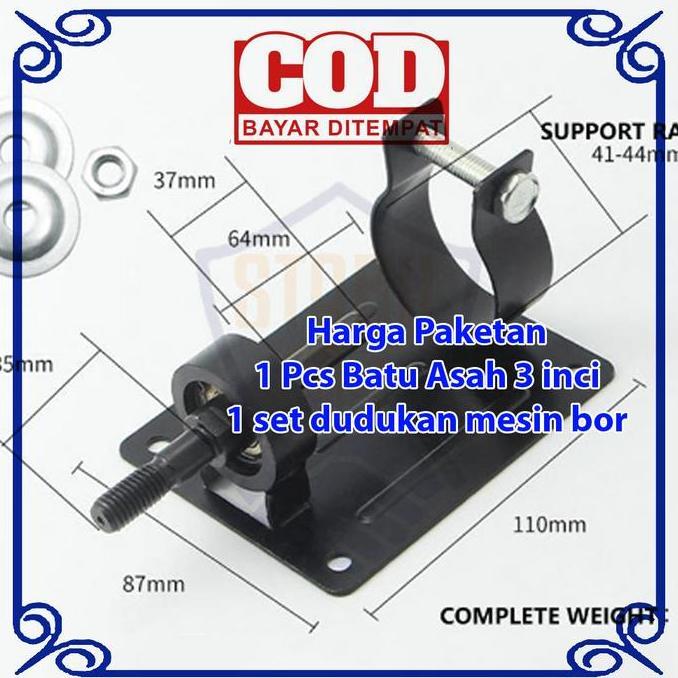 Bestgood- Alat Putar Dudukan Bor Poles Pengasah Gunting Parang Alat Asah