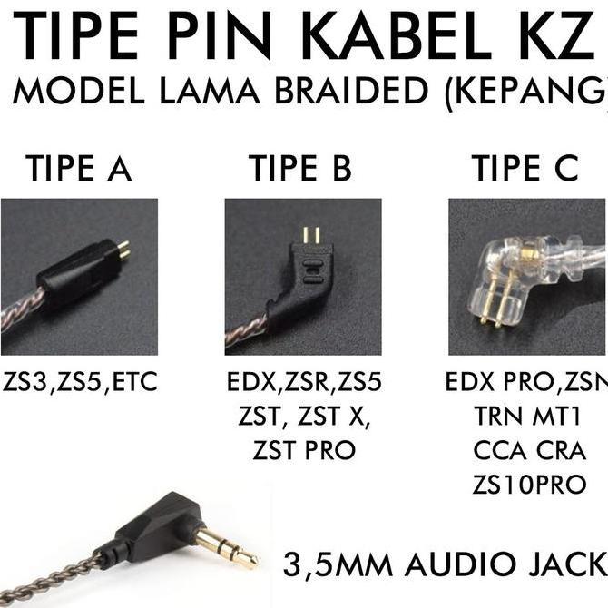 [Original] Kabel Kz Cable Kz With Mic Kz Zsn Pro X Kabel Kz With Mic
