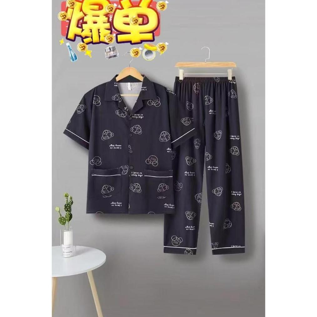 BEST DEALS PAJAMAS COWOK DEWASA IMPORT PIYAMA PRIA REMAJA SET CELANA PANJANG PAJAMAS LAKI LAKI KATUN