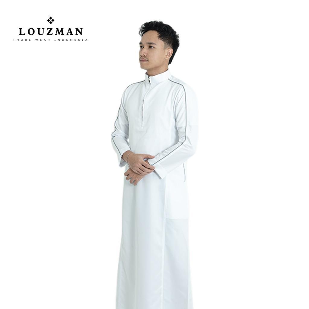 Louzman Royal Thobe Kareem Reflective Jubah Gamis Slimfit Premium Series