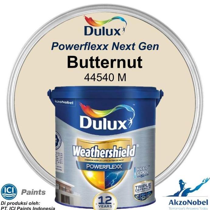 DULUX WEATHERSHIELD POWERFLEXX 20 LT - BUTTERNUT DWS 44540M