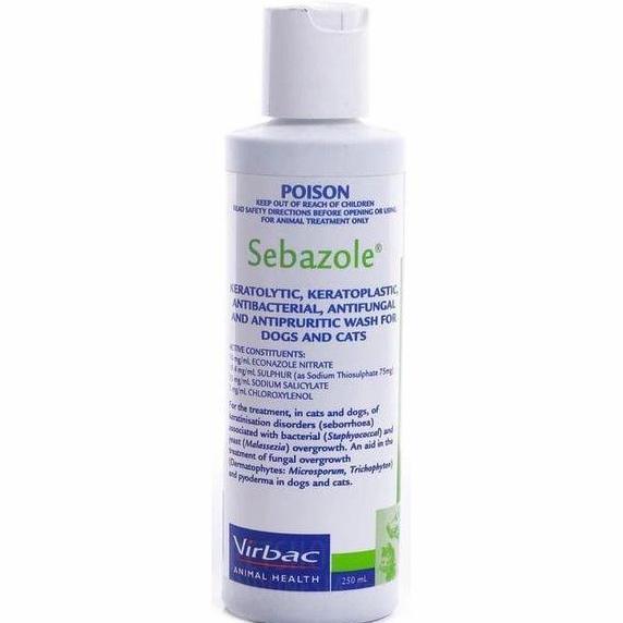shampoo sebazole / viac sebazole 250 ml / sebazole sampo kutu jamur