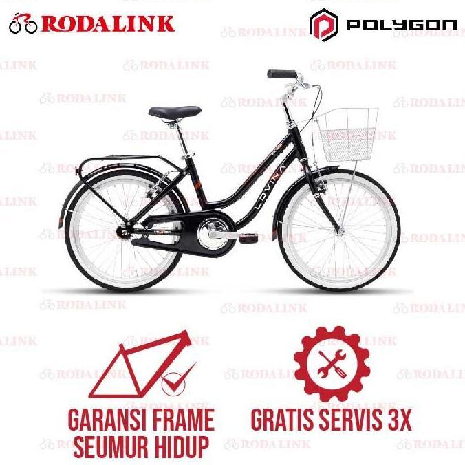 Terlaris Polygon Sepeda Anak Wanita Lovina 20" | Sepeda Anak Keranjang Ctb
