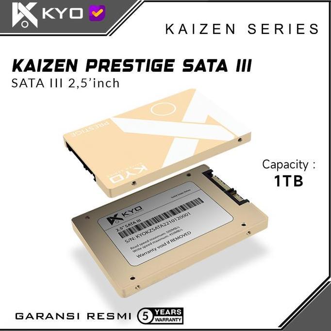WARUNGLEKYANTO - SSD KYO KAIZEN 1TB PRESTIGE SATA III 2.5 6GB/S SSD SATA 3