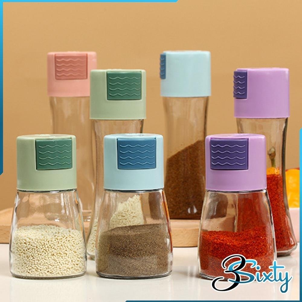 Hot Deals Tempat Bumbu Dapur Set Botol Kaca Toples Bumbu Tabur Masak Mini Garam Gula Lada Merica Min