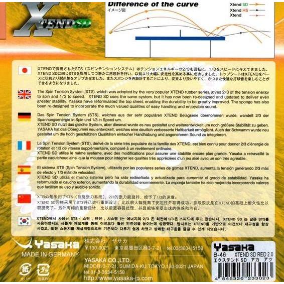 Karet Yasaka XTend SD karet tenis meja bet ping pong LICIN SERANG RAKIT CUSTOM ORIGINAL Murah Berkua