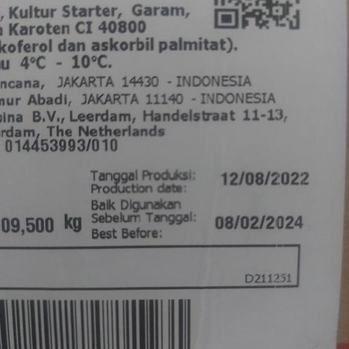 keju edam ayam mas jago 250 gram