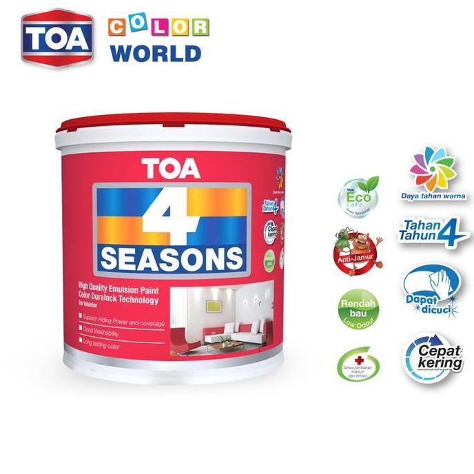 CAT TEMBOK TOA 4 SEASONS 4SS A1 (PUTIH) 25KG