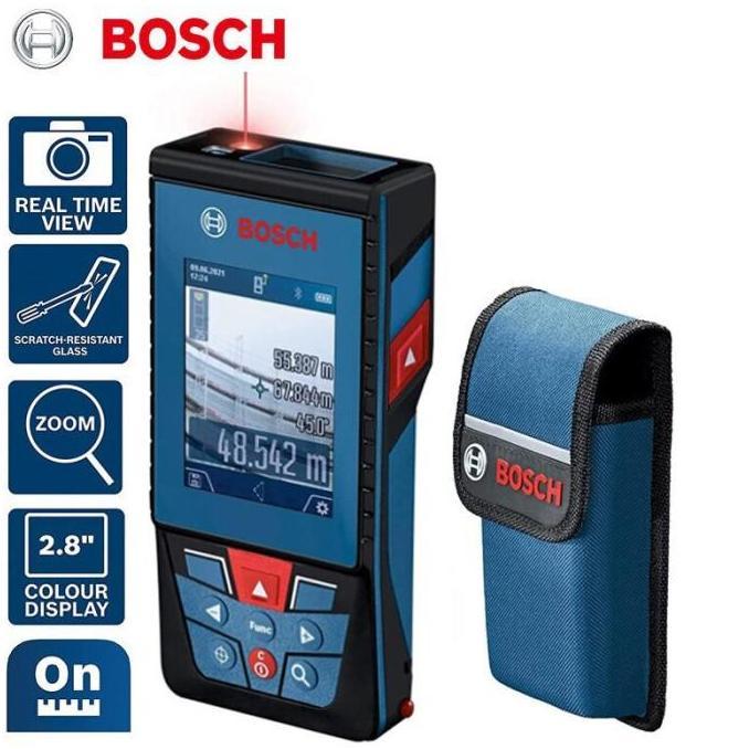 Meteran Laser Merah 100 Meter Bosch Glm 100-25 C Outdoor & Indoor