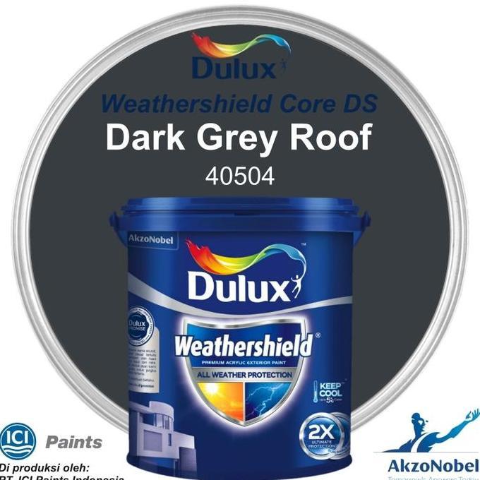 CAT DULUX WEATHERSHIELD 2.5 LT - DARK GREY ROOF 40504