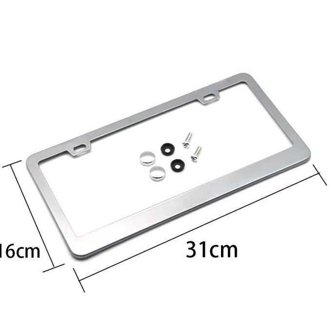 Raden_Stroom - Dudukan Plat Nomor Mobil Frame Plat Mobil Jdm Frame Plat Nomor Mobil Putih Plat Nomor