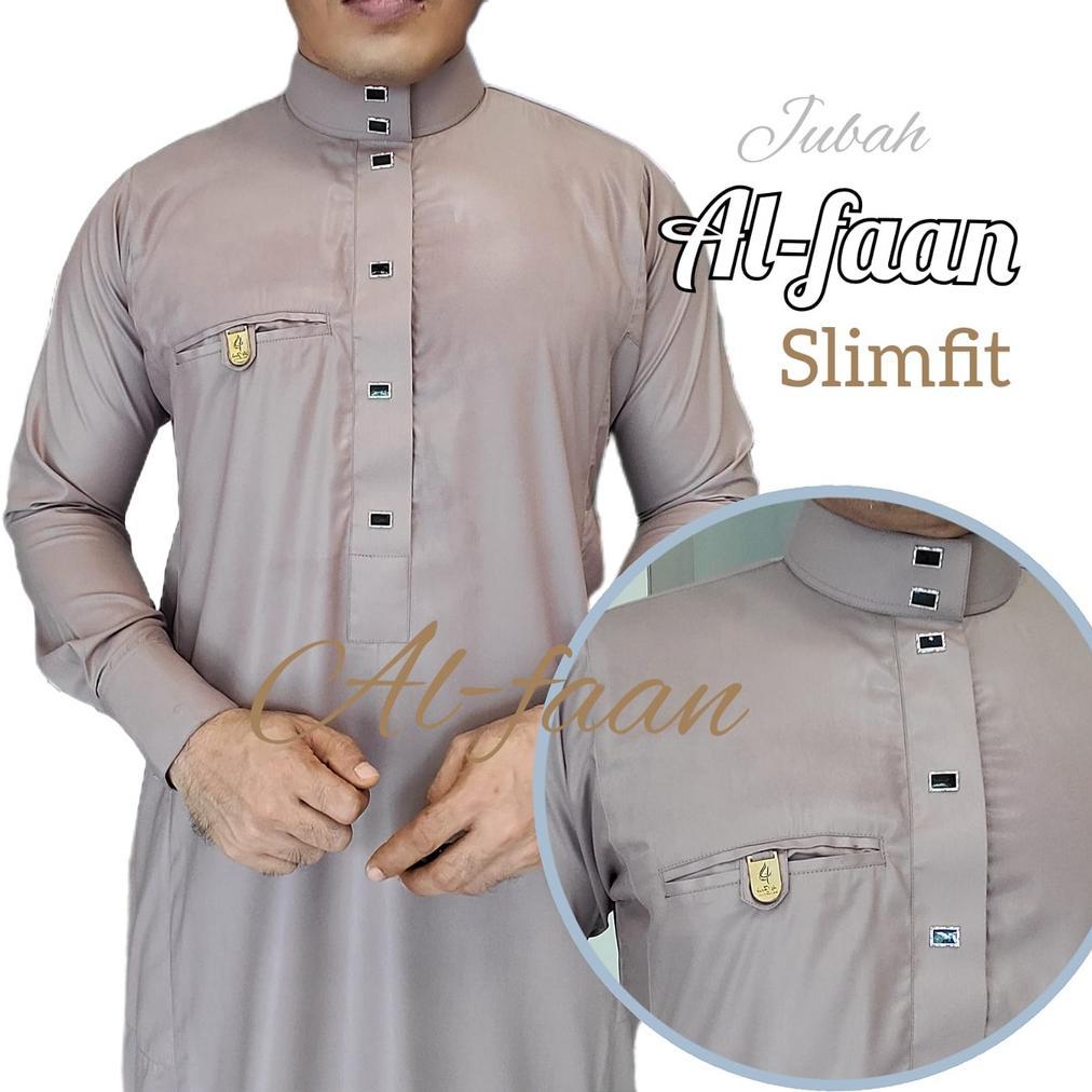 Premium Promo Jubah Gamis Pria Dewasa Al Faan Terbaru Mewah Premium