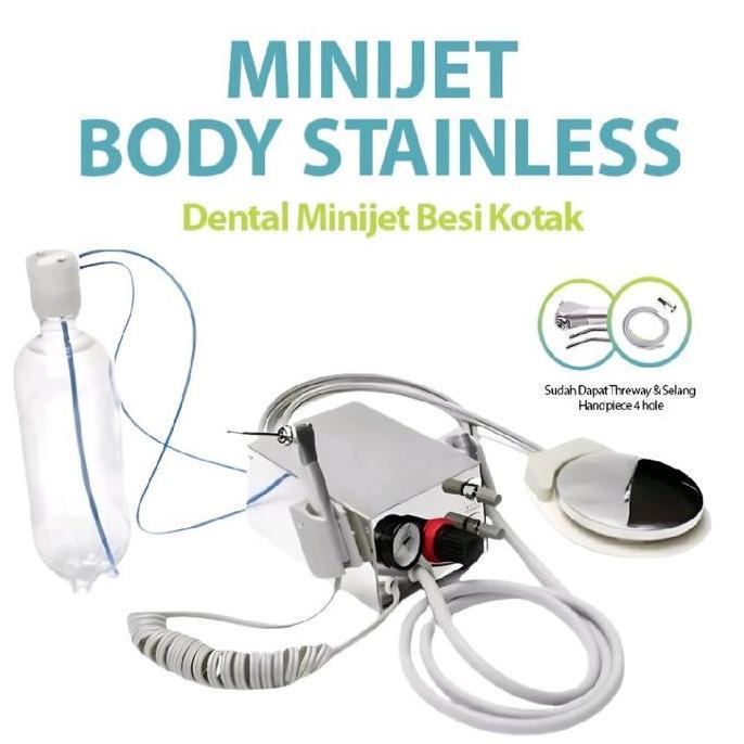 MiniJet Dental Unit Portabel Baksos Dental unit Portable Kerak Gigi