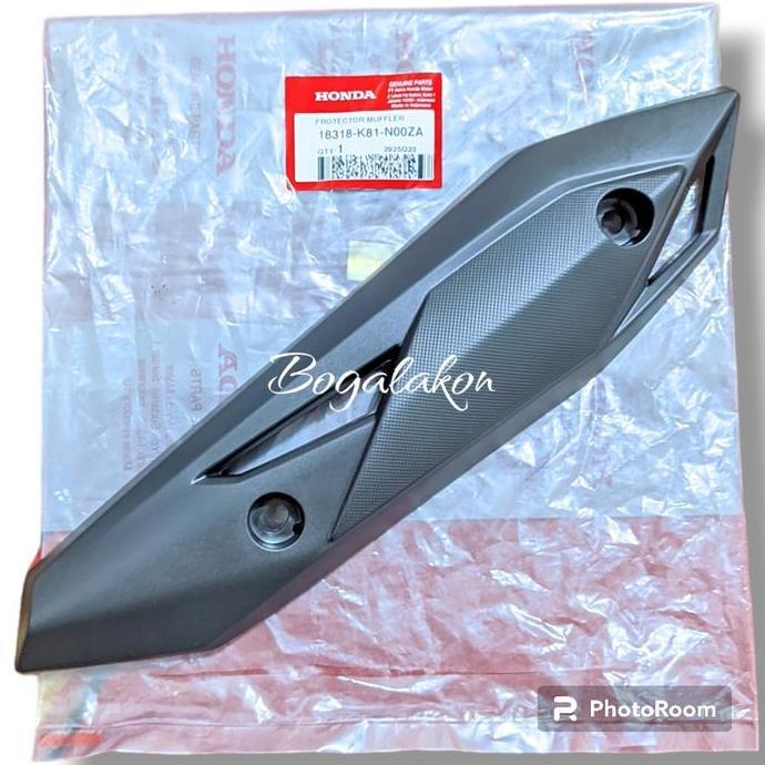 cover pelindung tameng knalpot honda beat eco street ori original ahm