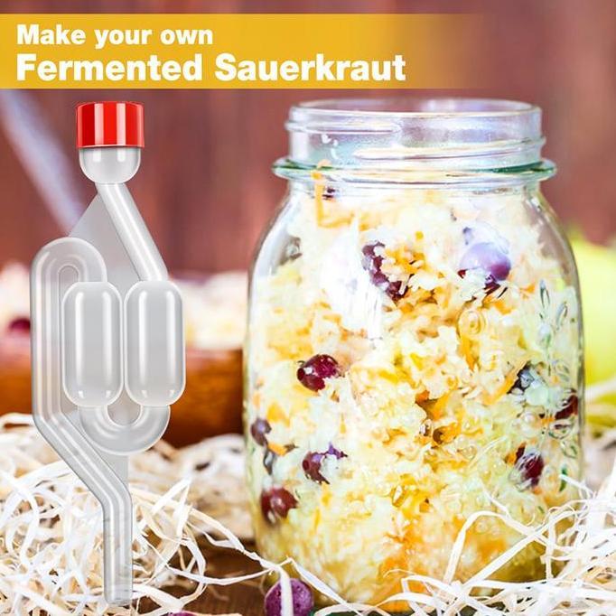 FARMUKE Katup Fermentasi Wine / Airlock Untuk Fermentasi Wine / Airlock Fermentasi Wine Galon