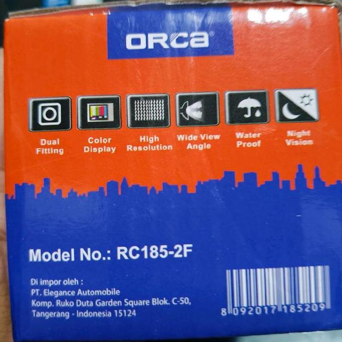 Kamera Mundur Parkir Orca RC-169  atau Orca RC 185-2F Camera Park Universal Kamera Mobil Car Reverse