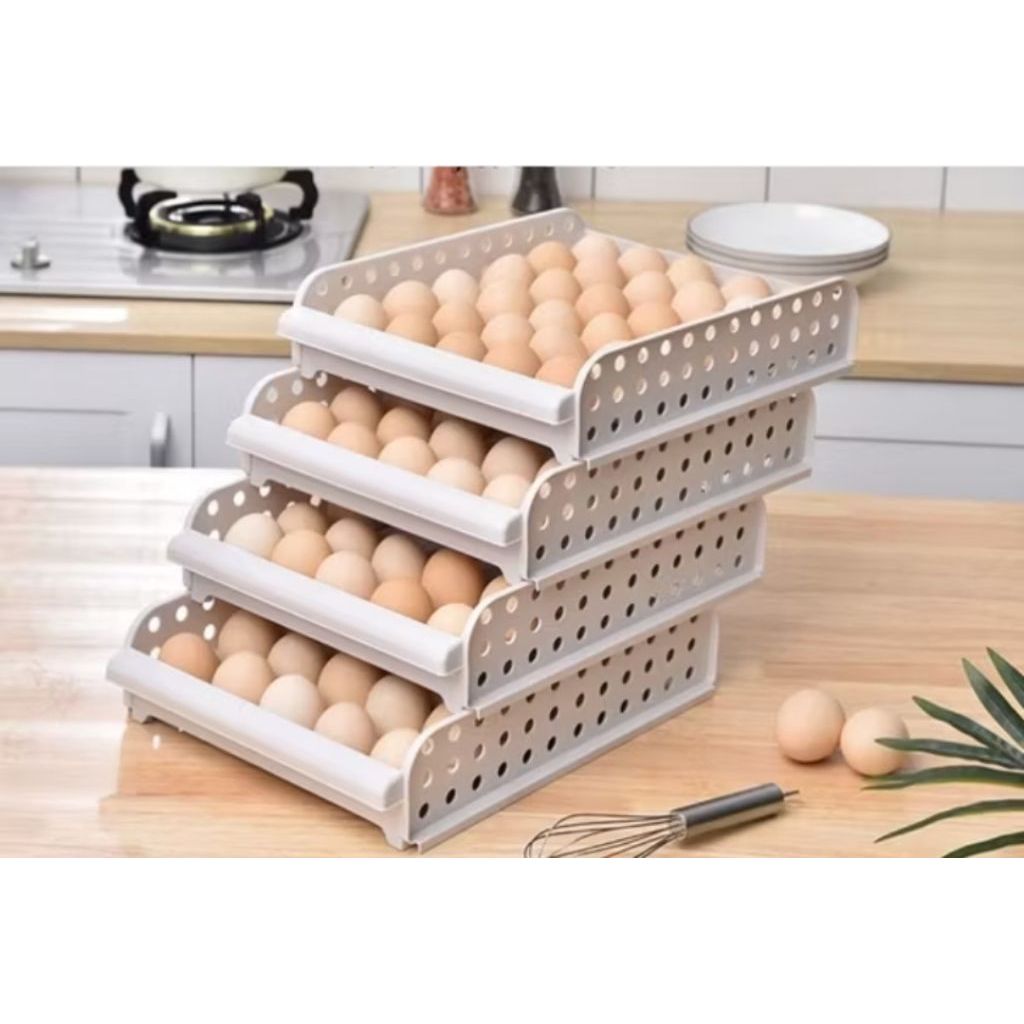 Egg Box Rak Tempat Penyimpanan Telur Rak Telur Plastik Box Telur