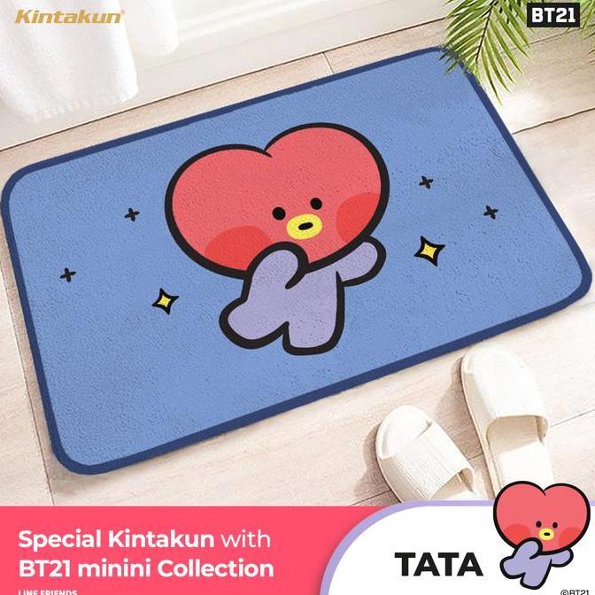 Kintakun Home BT21 minini Keset Serbaguna Anti Slip Doormat Persegi 40x60 cm