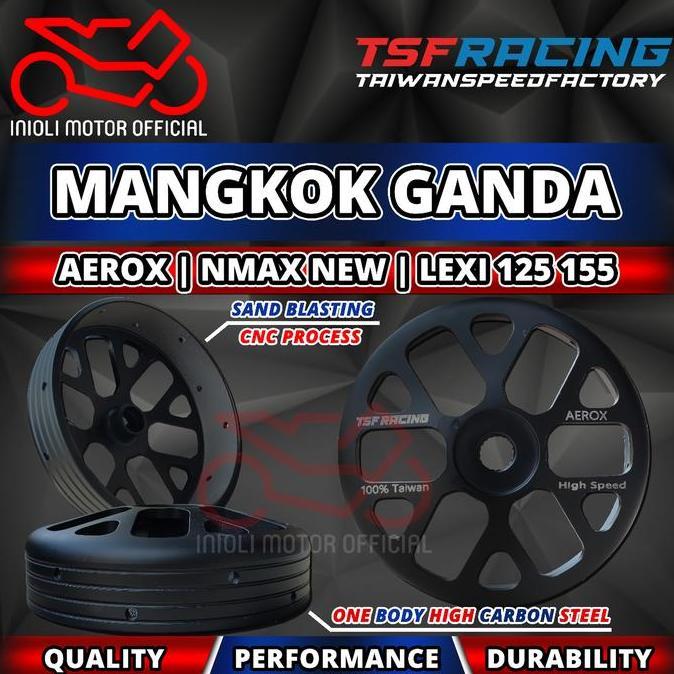PAKET CVT MANGKOK KAMPAS GANDA TSF RACING AEROX 155 NMAX NEW LEXI 125 155 NMAX NEO AEROX ALPHA B65 B
