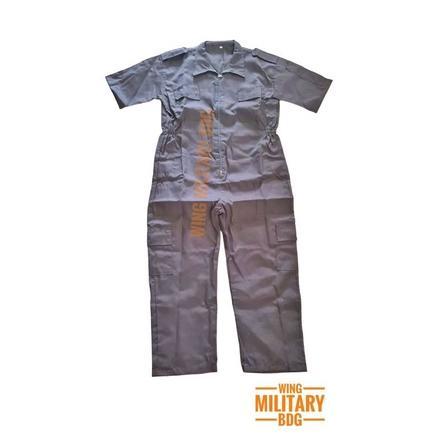 BEST SELLER WEARPACK LENGAN PENDEK / KATELPAK LENGAN PENDEK/ COVERALL SERAGAM BENGKEL LENGAN PENDEK