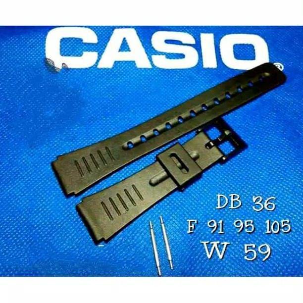 STRAP TALI JAM CASIO DB36 DB-36 F91 F95 F105 AW59 F-91 F-95 F-105 murah