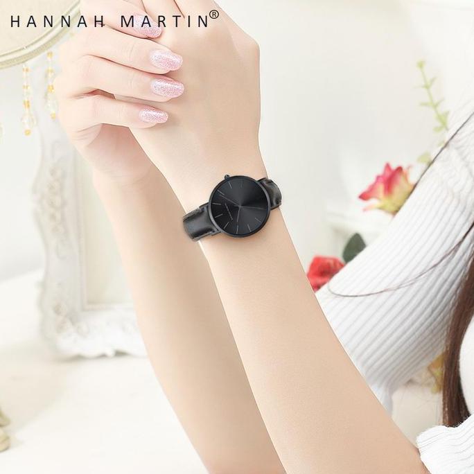 DR123 >> Hannah Martin Jam Tangan Wanita Hannah Martin Simple Design Original | Women Watch CH32P St