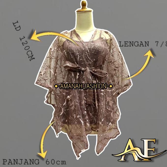 DA81 - Outer pita kebaya cantik kebaya bridesmaid lamaran wisuda Cocok Pakai Rok Lilit Batik Banyak 