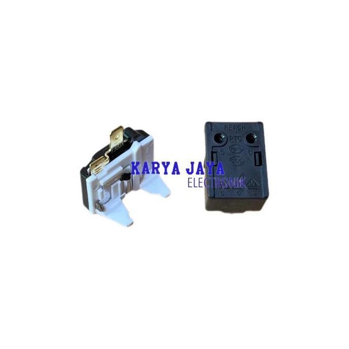 Ready Relay Ptc Overload kulkas Sanyo 1 pintu / overluad kulkas sanyo