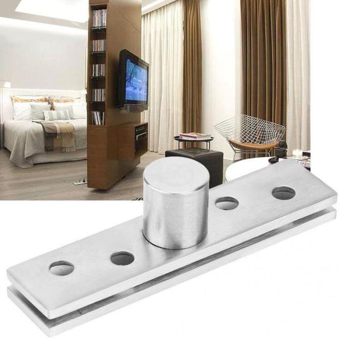 GEGEZY Engsel Pivot Jendela Engsel Putar 360 Derajat Stainless Steel Engsel Poros Engsel Jendela Put