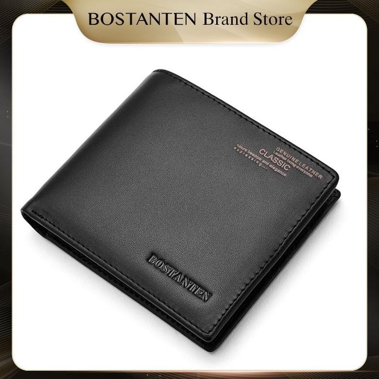 ORIGINAL BOSTANTEN DOMPET PRIA CLASSIC KULIT SAPI ASLI HITAM/COKLAT
