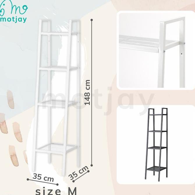 Rak Tingkat Ladder Serbaguna Rak Tingkat Susun Minimalis
