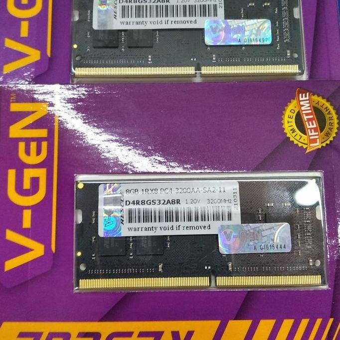 NEW ram sodimm V-Gen ddr4 8gb 3200Mhz