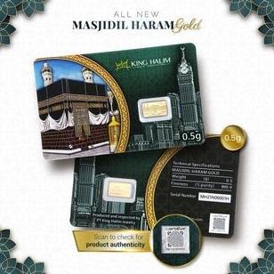 Logam Mulia Emas King Halim 0.5, 1, 2, 5, 10 Gr - Masjidil Haram Terlaris