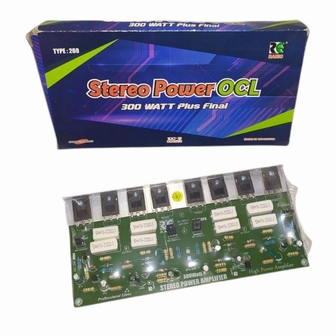 Kit Power Amplifier Stereo 300Watt 8 Tr Stereo Power Amplifier 300W Harga Spesial