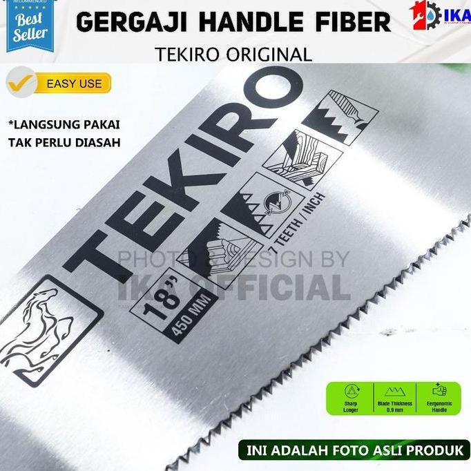 Terlaris - Gergaji Kayu Gg Karet Tekiro 18" / 20" TEKIRO Gergaji Tangan  / Gergaji Belah Tekiro Gerg