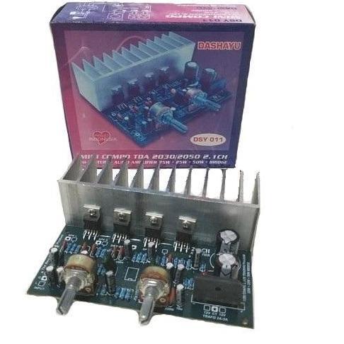 Kit Power Amplifier Mini Compo Home Theater 2.1 Channel Tda 2030/2050 2X25Watt 50W Dsy 011 Harga Spe