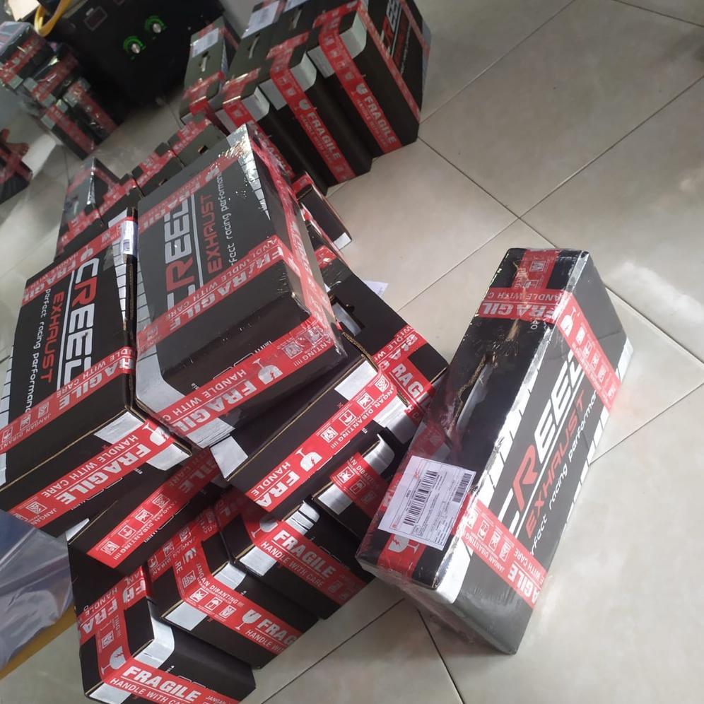Cuci Gudang Creed Exhaust Original Knalpot Racing + Pipa Slip On Tersedia Untuk Motor Cbr 150R Facel
