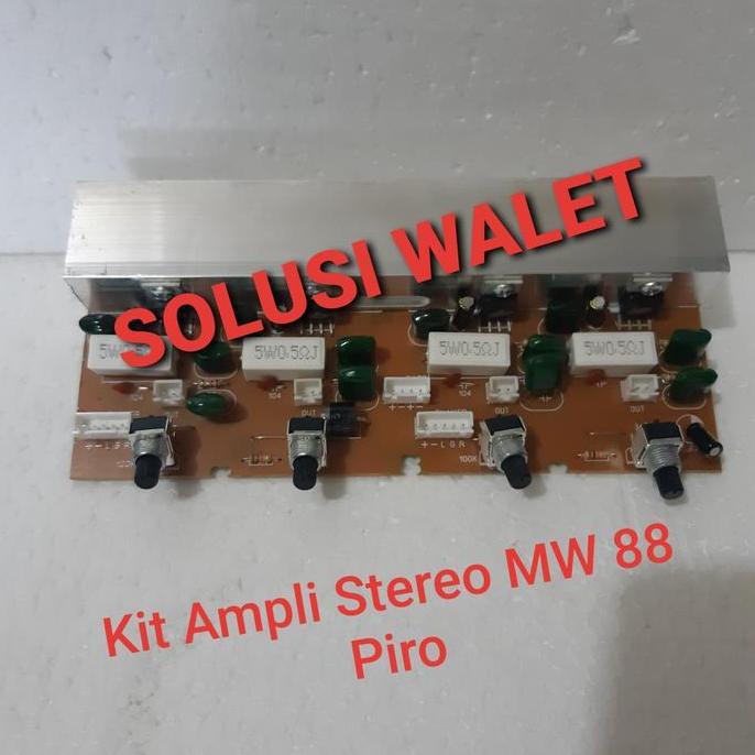 Kit Ampli Stereo Untuk Mw 88 Piro Original Terbaru