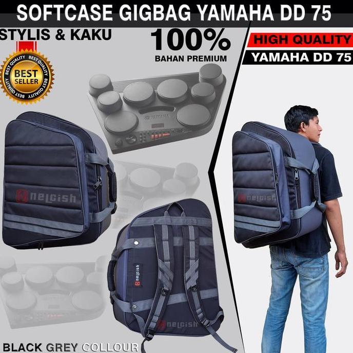 TAS SOFTCASE GIGBAG DRUM ELEKTRIK YAMAHA DD75 DRUMPAD