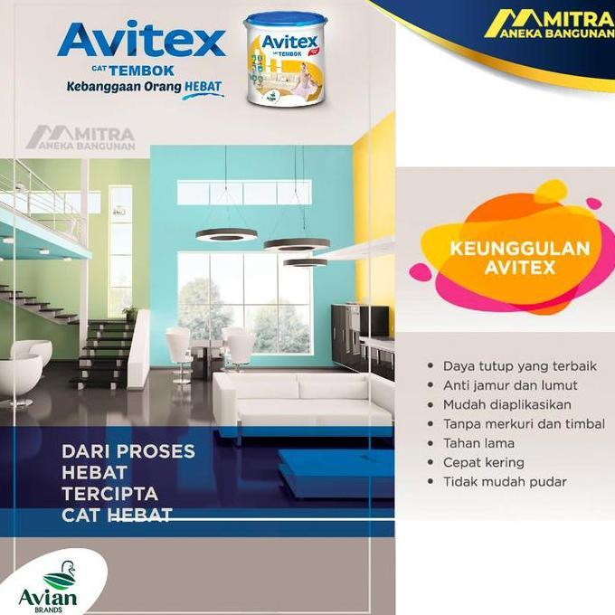 Jassminaa - Avitex Cat Tembok 1 Kg / Cat Dinding Avian / Cat Tembok Kiloan