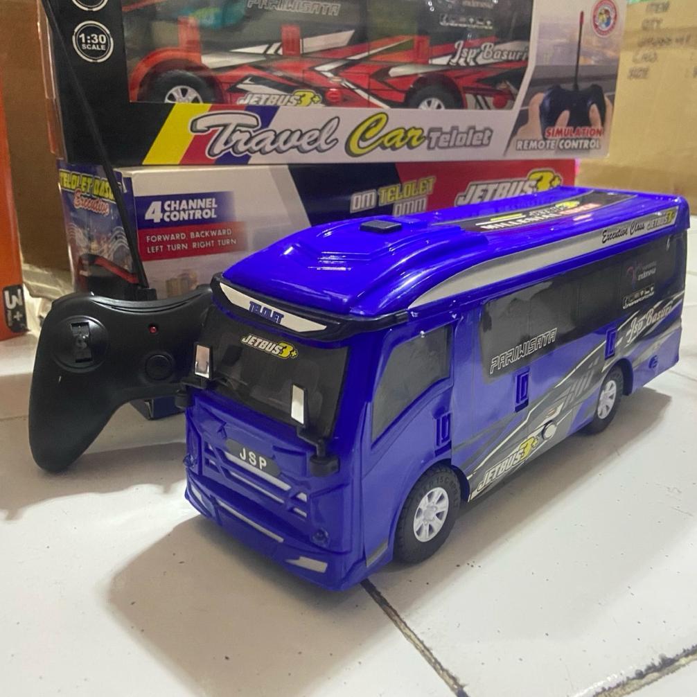 Terbaru Remote Control Bus Travel Elf Hiace Mainan Mobil Rc Travel Basuri Elf Travel Car Rc