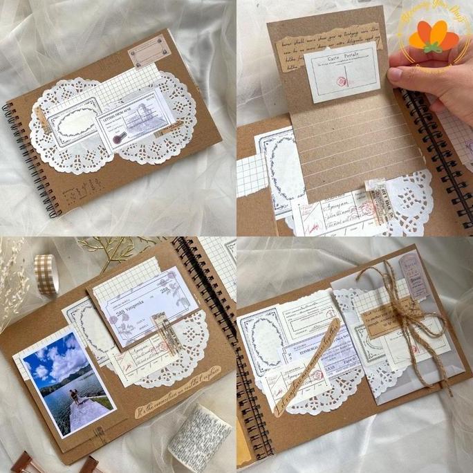 Bloomingyourdays Custom Scrapbook album vintage kartu ucapan foto lucu unik kado anniversary ulangta